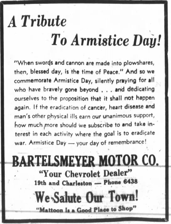 A Tribute to Armistice Day!